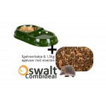 Combideal: Egelvoederbakje + 1,5kg Egelvoer met insecten Combideal: Egelvoederbakje + 1,5kg Egelvoer met insecten