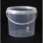 Emmers met deksel - 3 Liter (25 stuks)