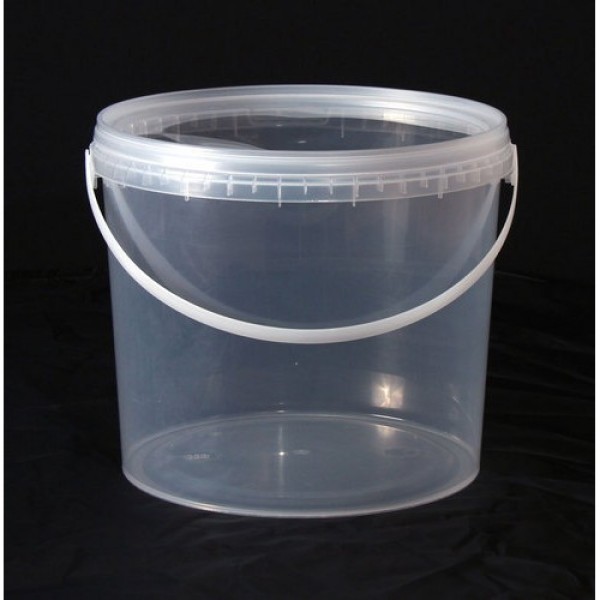 Emmers met deksel - 3 Liter (25 stuks)